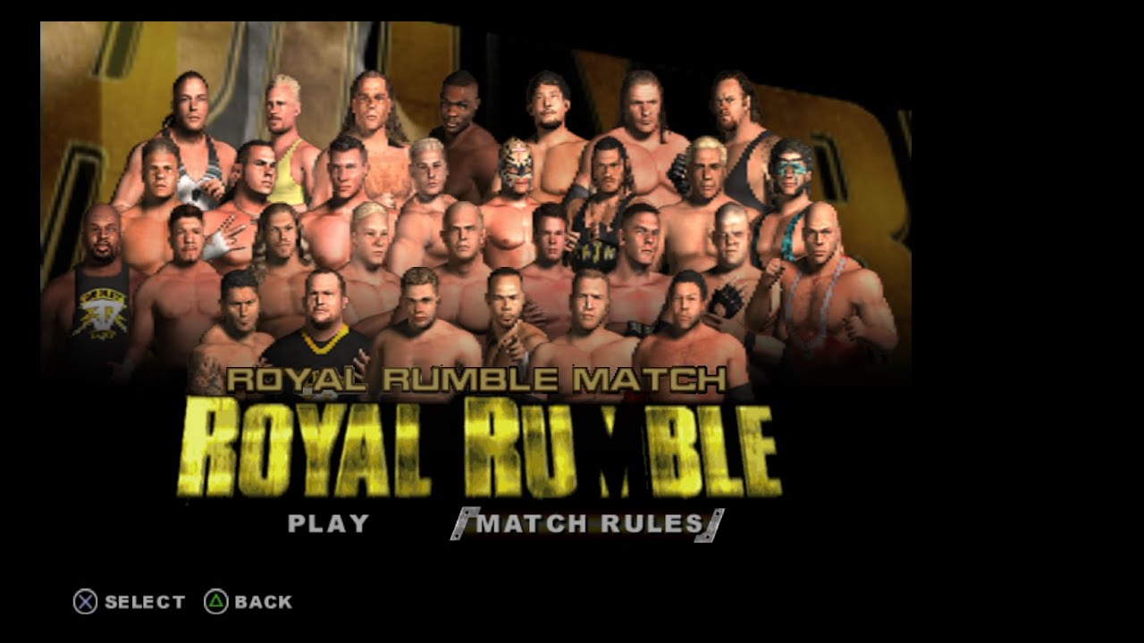 WWE SmackDown vs RAW 2004 Gameplay – Royal Rumble Match Full Playthrough (4K)