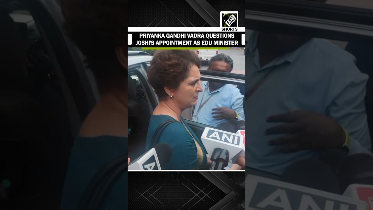 &lsquo;Very wrong msg&hellip;&rsquo;: Priyanka Gandhi Vadra questions Pralhad Joshi as Education Minister