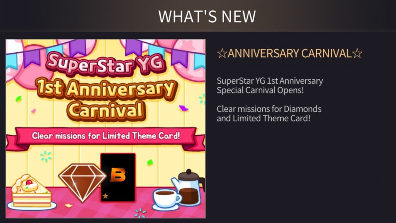[SuperStar YG] Complete ‘1st Anniversary Carnival’ Event