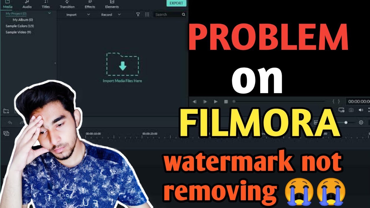 PROBLEM ON FILMORA 9 WATERMARK NOT REMOVING 😭😭😭