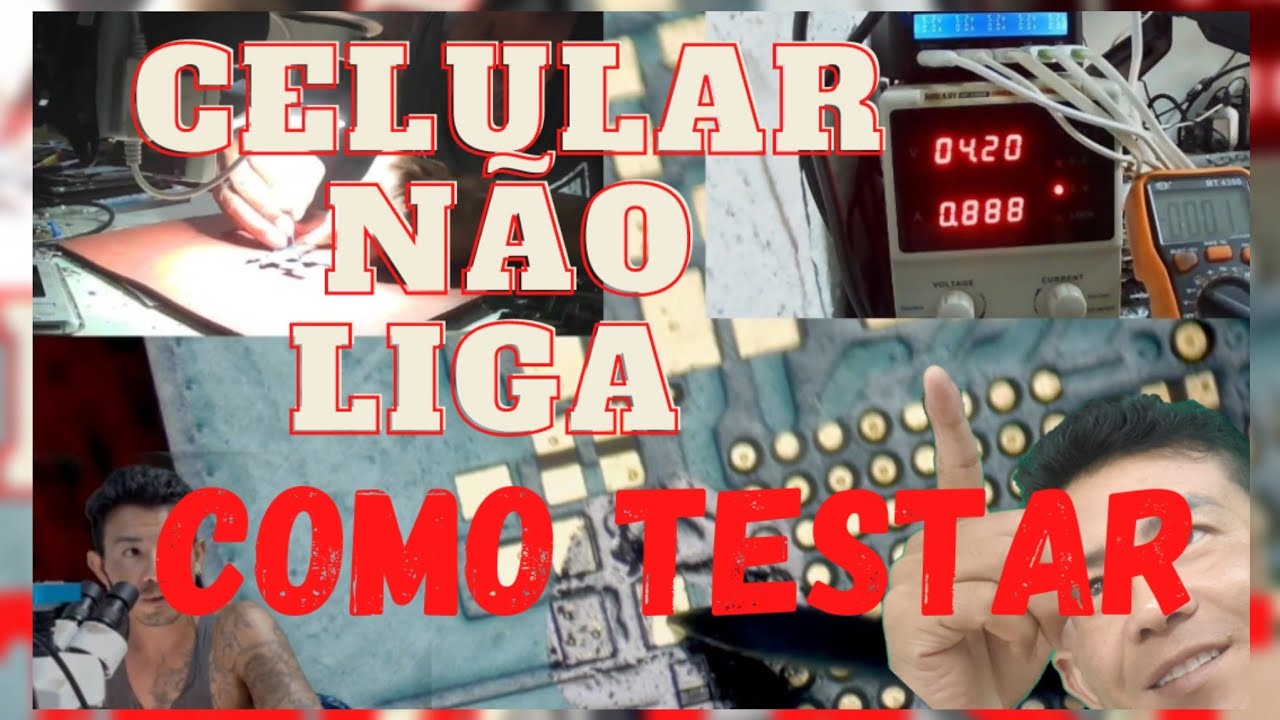 celular não carrega e não liga ( como testar )