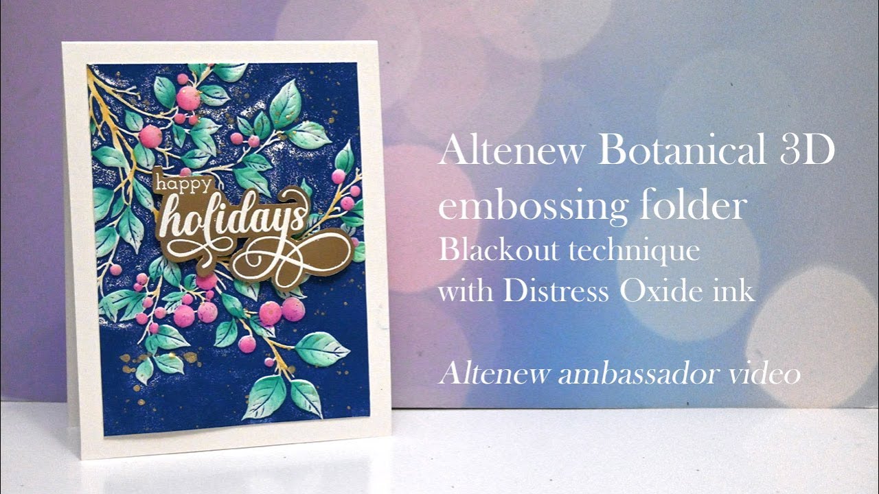 Lush Berry Branch - амбассадор Altenew + код скидки!