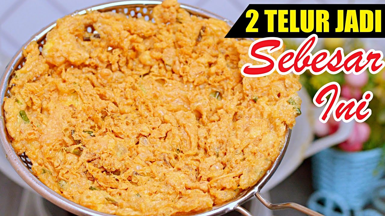 2 Telur Tanpa Tepung Jadi Seeenak Ini |Telur Dadar Crispy Padang |Talua Barendo