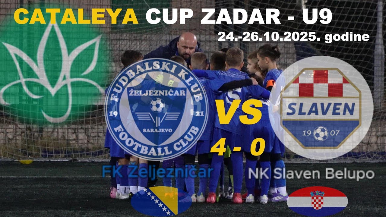 Cataleya Cup Zadar 2025, 1/8 finale, FK Željezničar - NK Slaven Belupo 4:0, Generacija 2016.