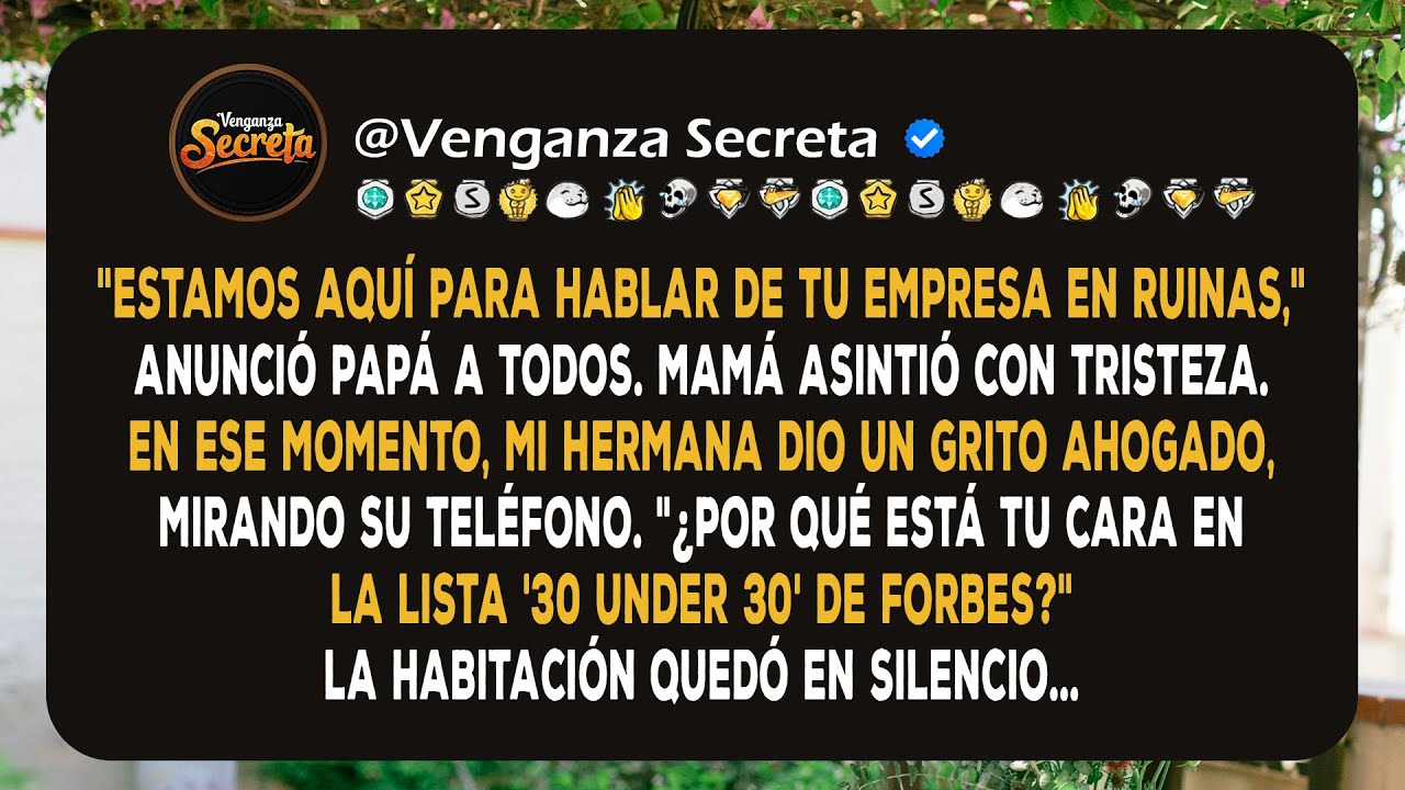 Mis Padres Convocaron Una Reunión Familiar Para 