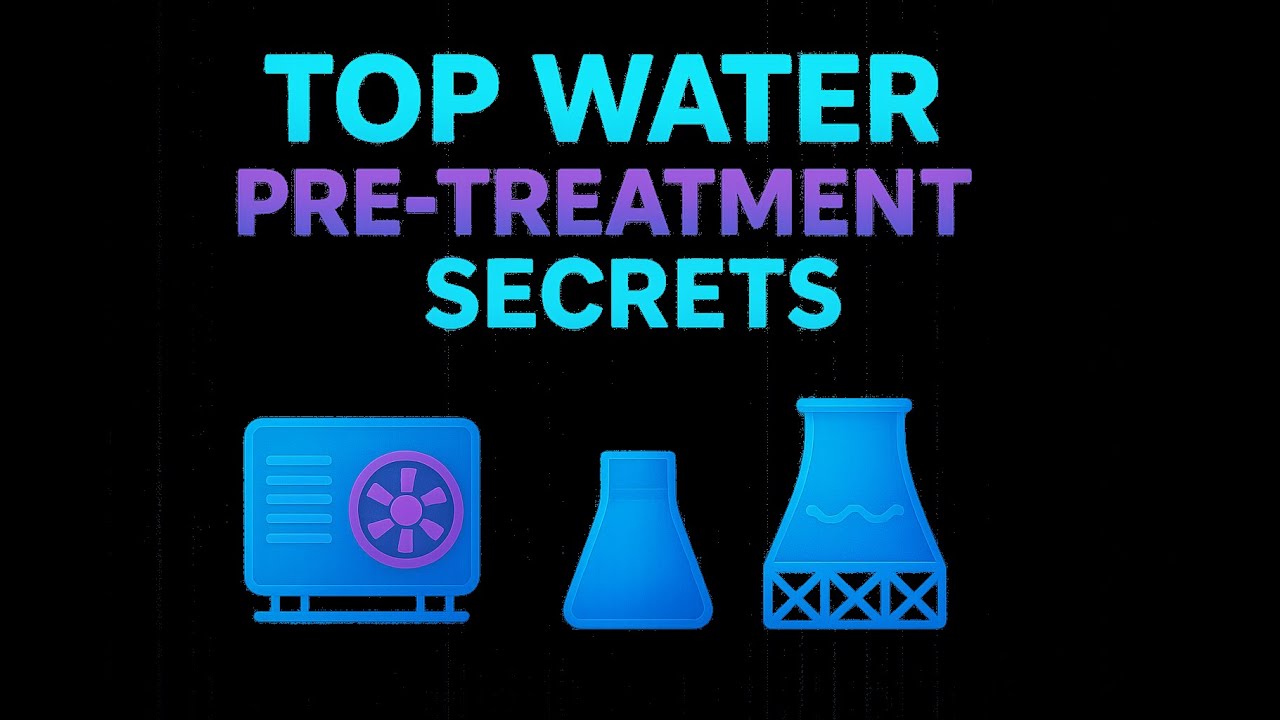 Top Water Pre-Treatment Secrets | أسرار المعالجة المبدئية للشيلرات والغلايات وأبراج التبريد