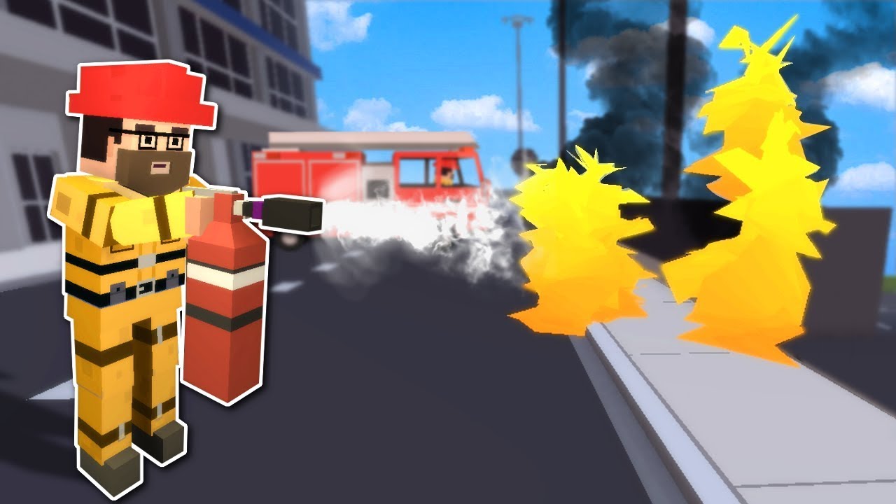 FIREFIGHTER PUTS OUT FIRES IN FLOOD! - Broke Protocol Gameplay - Job Rank Update