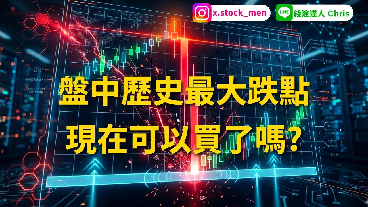 盤中歷史最大跌點 現在可以買了嗎?  | 2026 |【盤後分析】 @錢途達人Chris