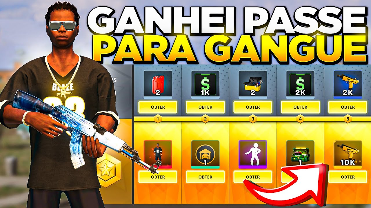 GANHEI O NOVO PASSE DE GANGUE PARA MINHA FAC NO ONE STATE RP