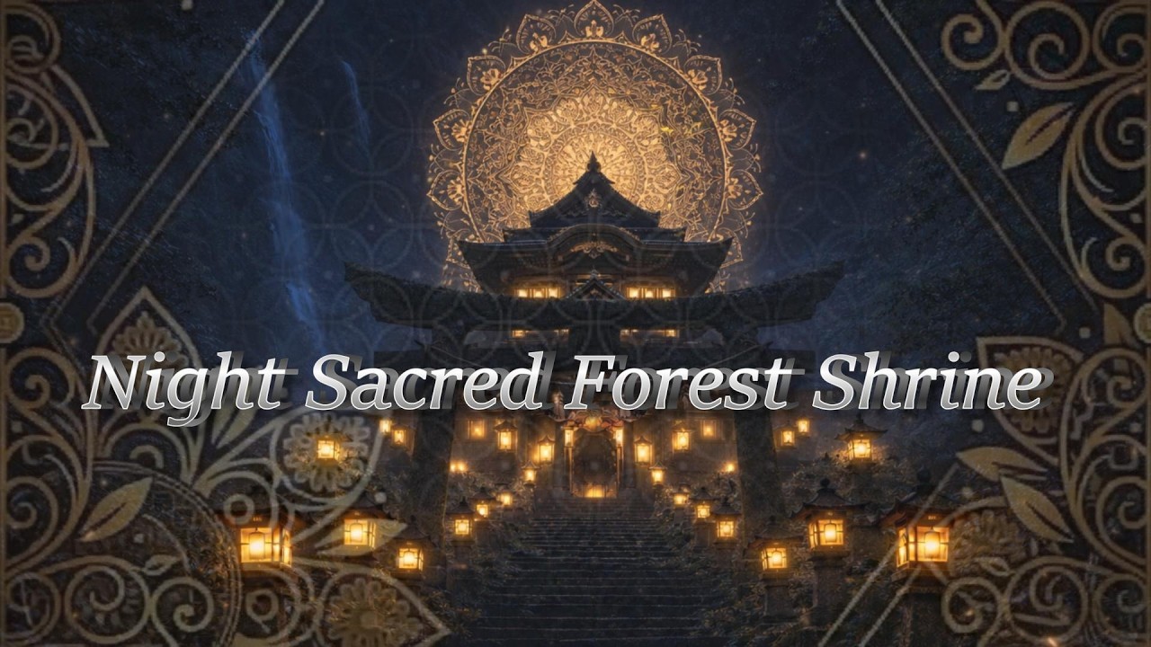 Night Sacred Forest Shrine