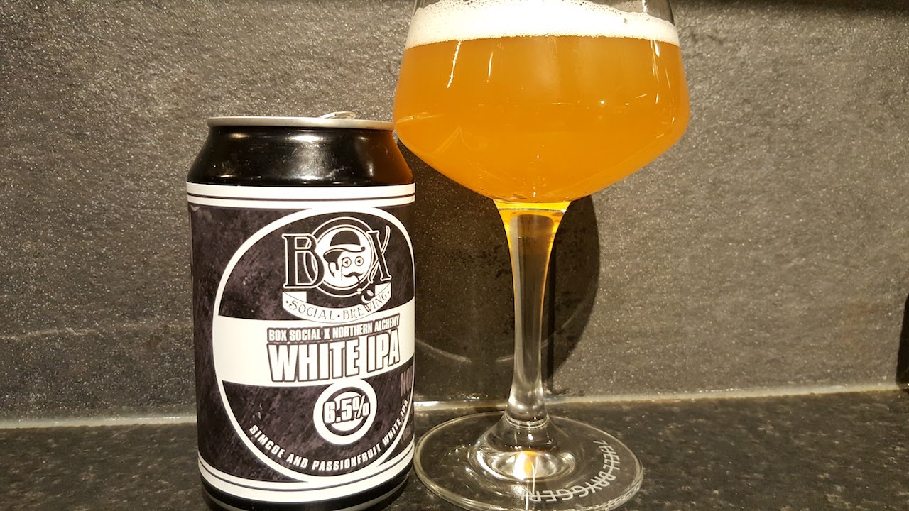 Box Social Brewing White IPA With Northern Alchemy | British Craft Beer Review