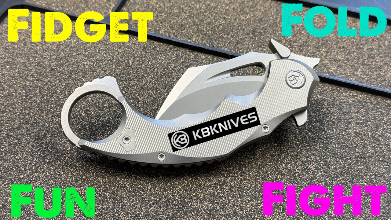 Folding Fidgety Fighting Fun! | KB Wrath Karambit