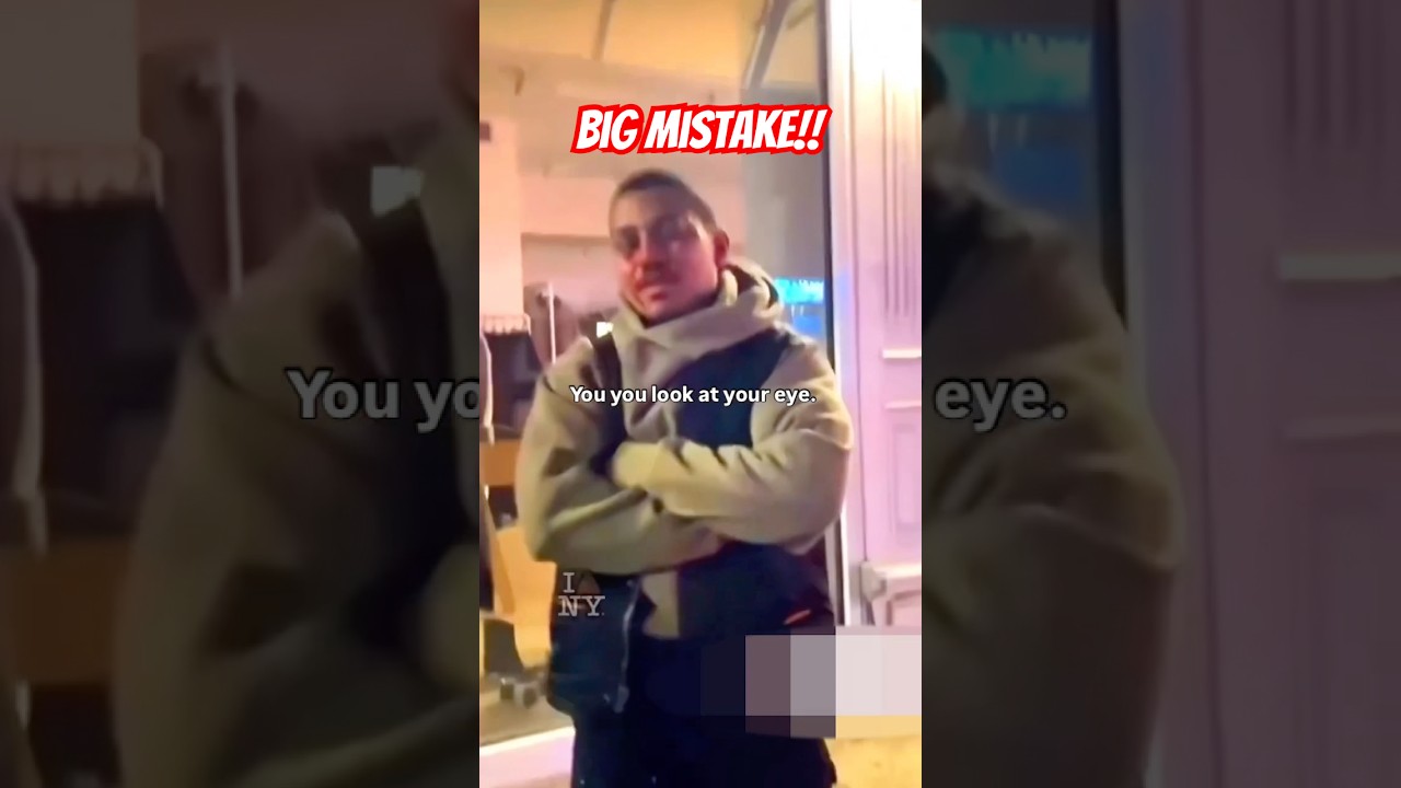 Фейковый &laquo;крутой парень&raquo; быстро усмиряется!😳