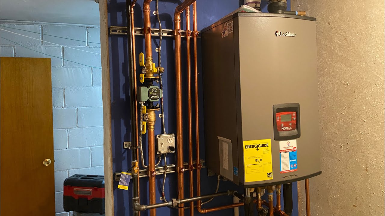 One Day Retrofit Installation Lochinvar Noble Fire Tube Combi MADE IN USA
