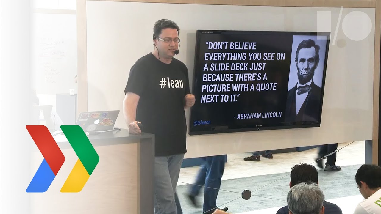 Google I/O 2014 - Don't Listen to Users, Sample Their Experience!