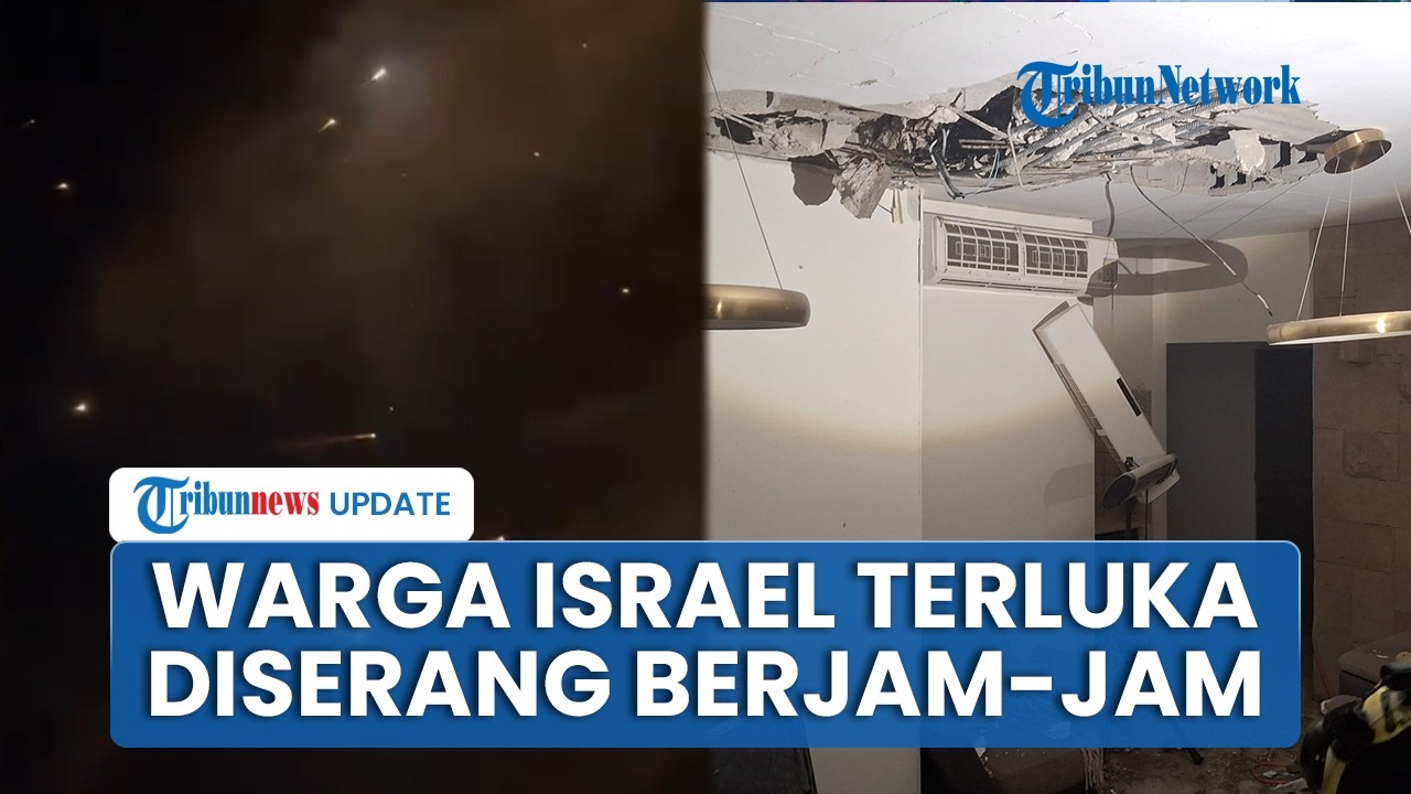 Israel Digempur Berjam-jam! Rudal Balistik IRGC & 150 Roket Hizbullah Hujani Tel Aviv, Warga Sekarat