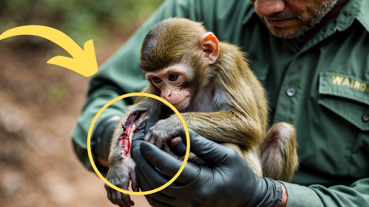 Rescuing an Injured Monkey &ndash; A Heartwarming Wildlife Rescue Story