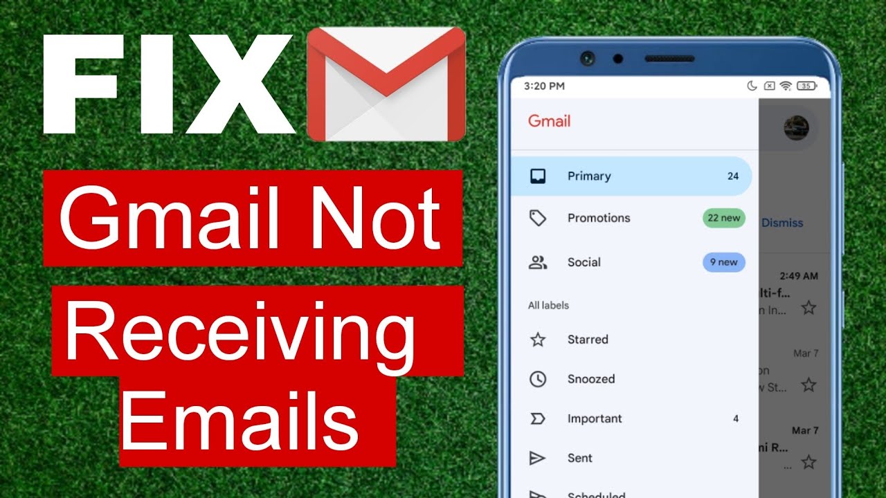 Как исправить ошибку «Gmail не получает письма» || Проблемы с получением писем от Gmail!