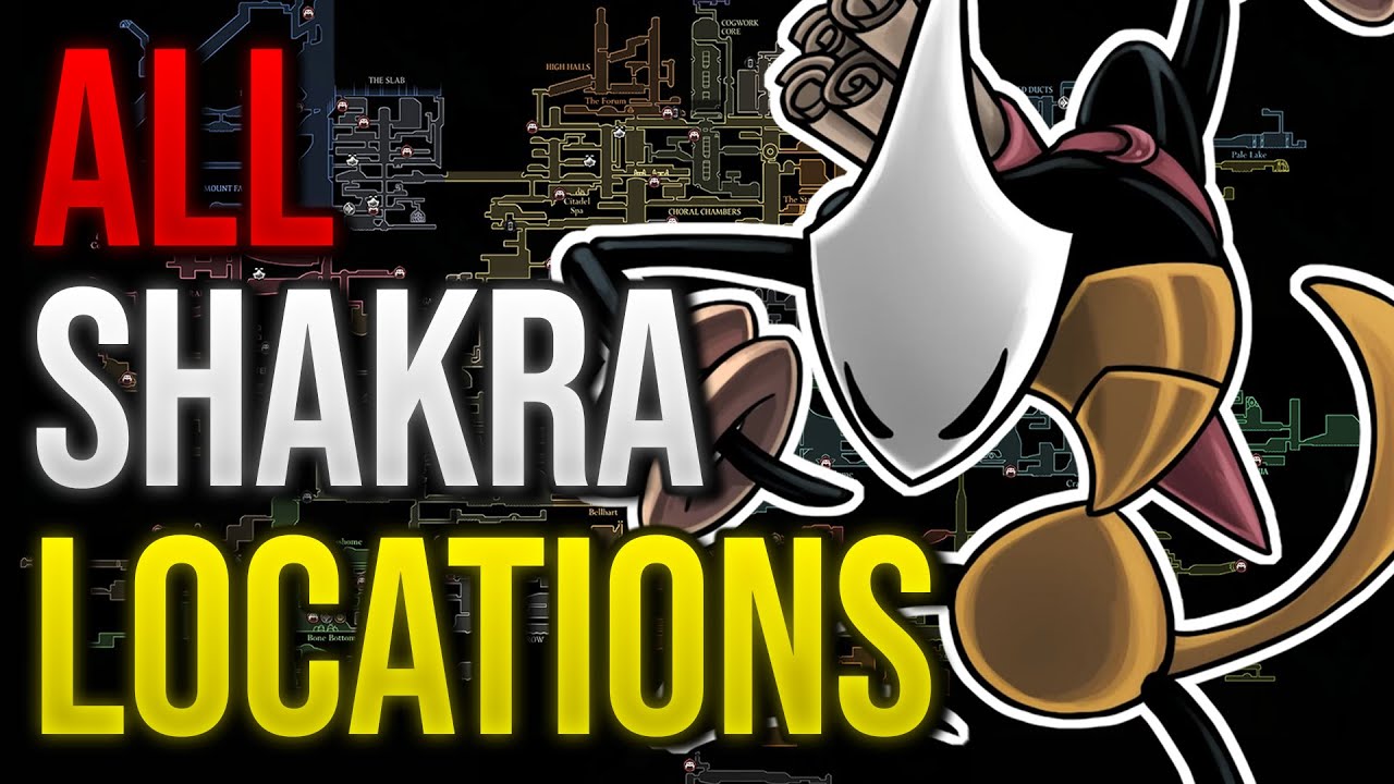 ALL Shakra locations in Hollow Knight: SILKSONG [Map cartographer] | Tutorial