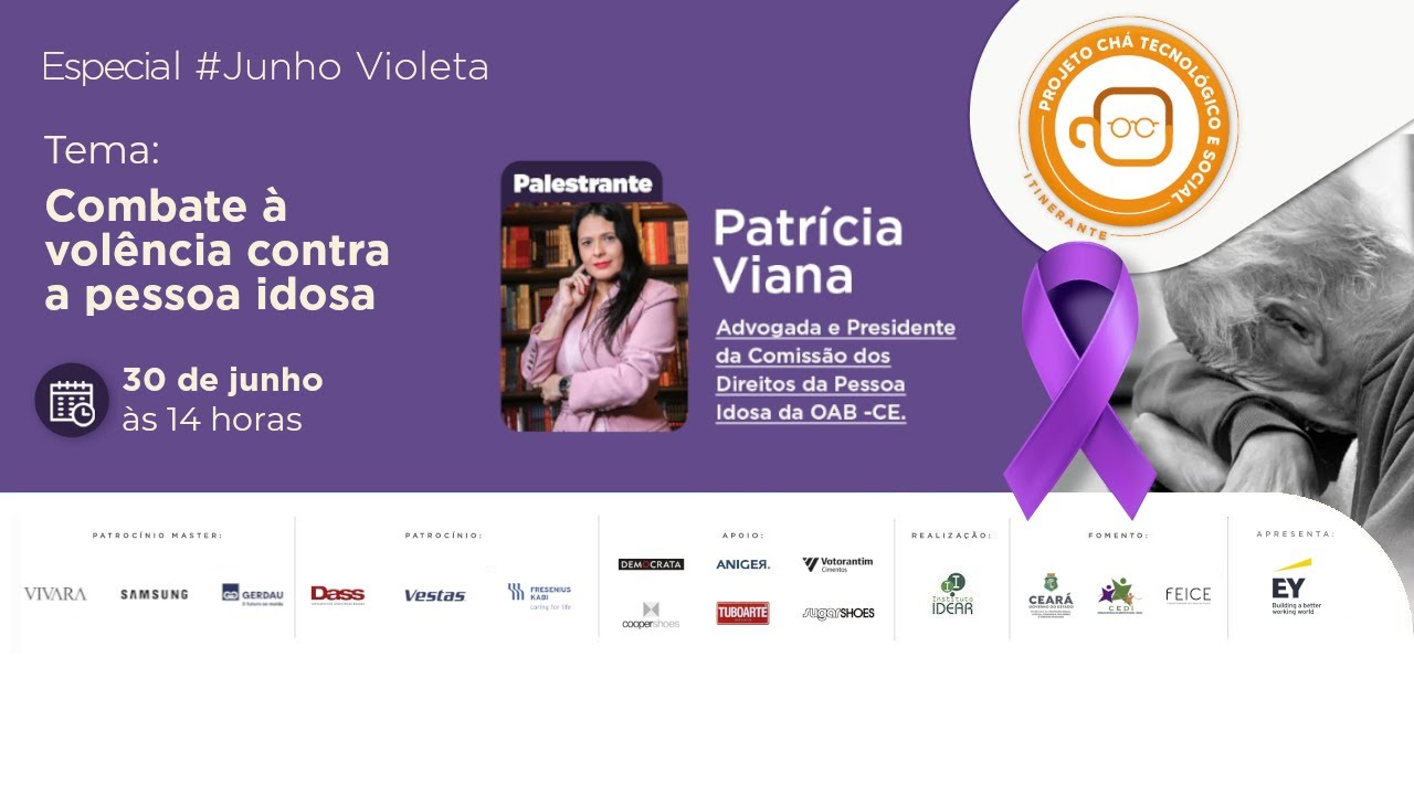 WEBNAR | Tema: Combate à Violência contra a Pessoa Idosa 👴🏽👵🏽