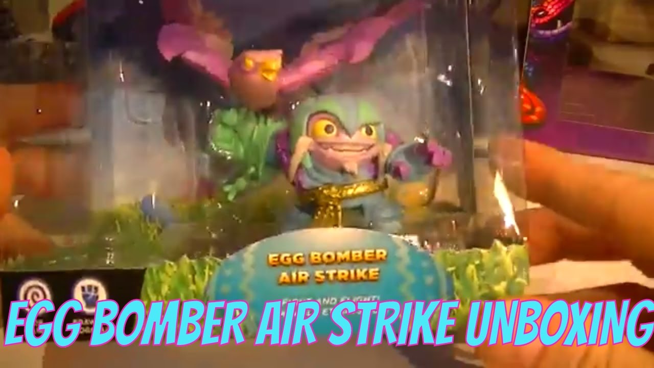 SKYLANDERS IMAGINATORS EGG BOMBER AIR STRIKE UNBOXING