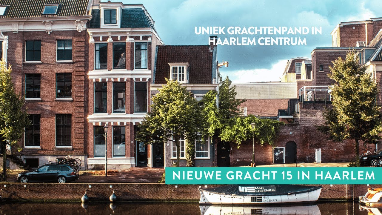 Uniek grachtenpand in Haarlem Centrum te koop: Nieuwe Gracht 15