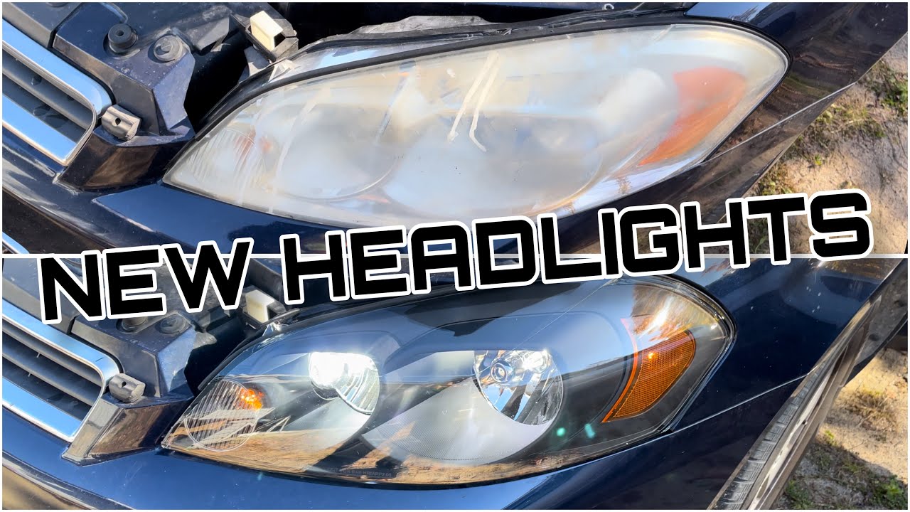 2010 Impala New Headlights Install With LED Bulbs