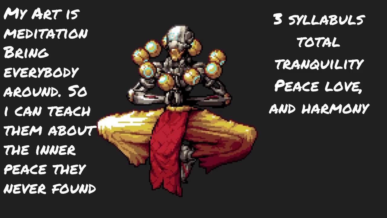 Zenyatta Rap (Overwatch) Opposite personality!