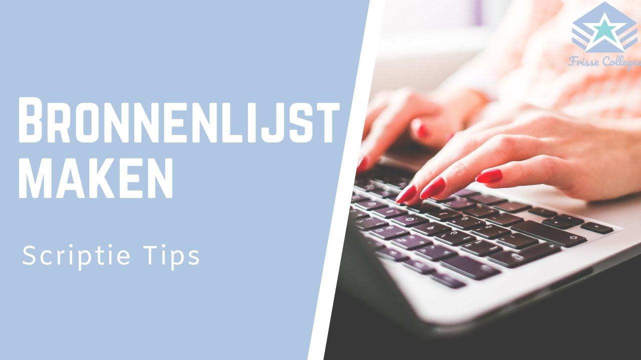 Bronnenlijst / Literatuurlijst maken | EENVOUDIGE uitleg | APA-richtlijnen Deel 2 | Scriptie TIPS