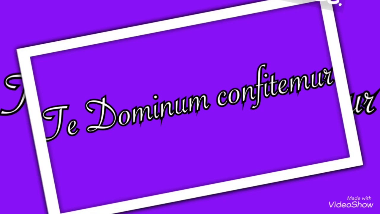 TE DEUM LAUDAMUS Latin song re-sung by M MATERAZI. All Petit Seminairian de Butare enjoy it !