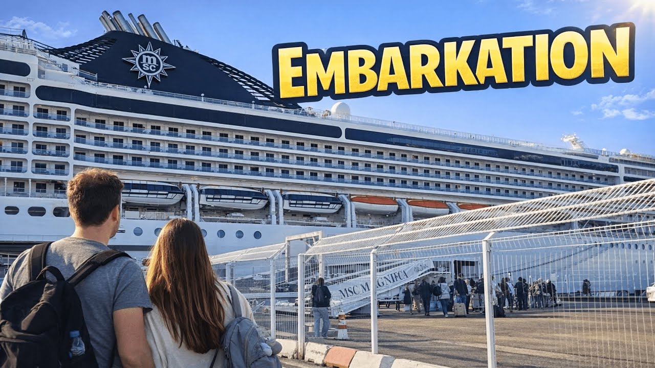 From Parking to Boarding a Cruise Ship  Full Embarkation Journey