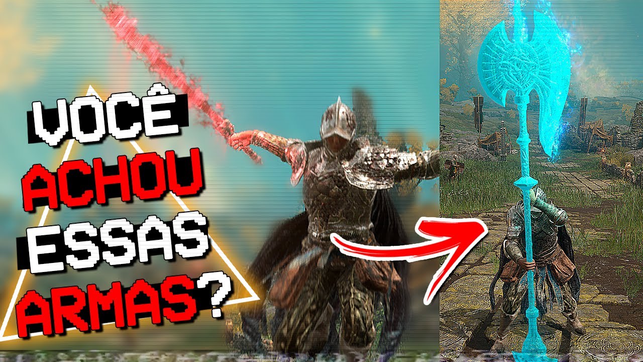 Elden Ring - 7 Armas EXTREMAMENTE RARAS que você NÃO PEGOU!