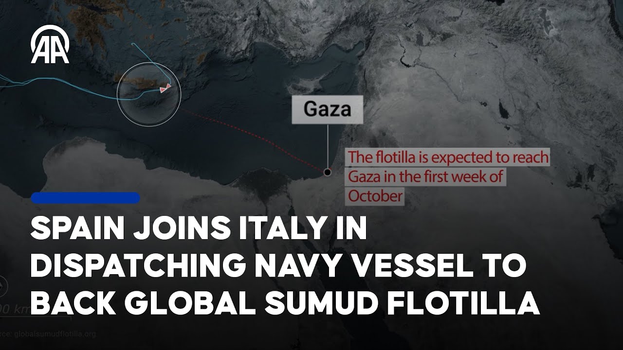 Spain joins Italy in dispatching navy vessel to back humanitarian flotilla for Gaza