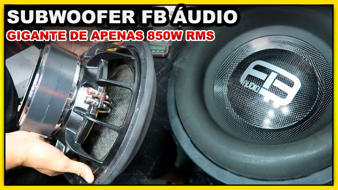 Subwoofer FB 850 RMS 12 Pol - Review e Teste de Parâmetros