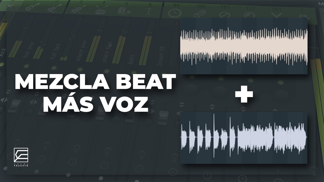 ¡Como MEZCLAR tu VOZ con una INSTRUMENTAL // Con plugins GRATUITOS  y NATIVOS DE FL STUDIO