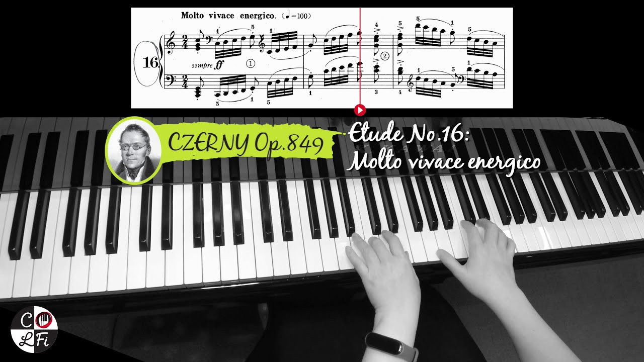 CZERNY Op. 849 Etude No. 16: Molto vivace energico (C. Czerny) | Sheet Music