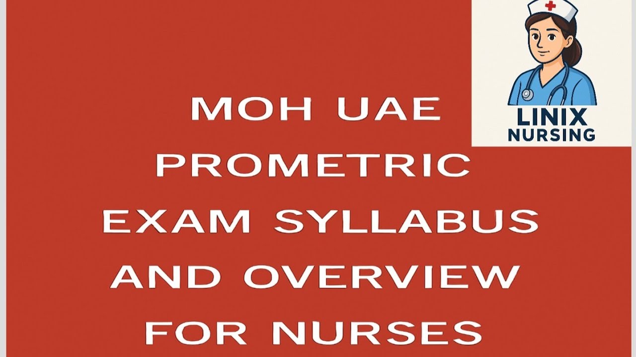 🇦🇪 MOH UAE Prometric Exam Syllabus 2025 for Nurses | Complete Overview & Pattern | Must Watch!