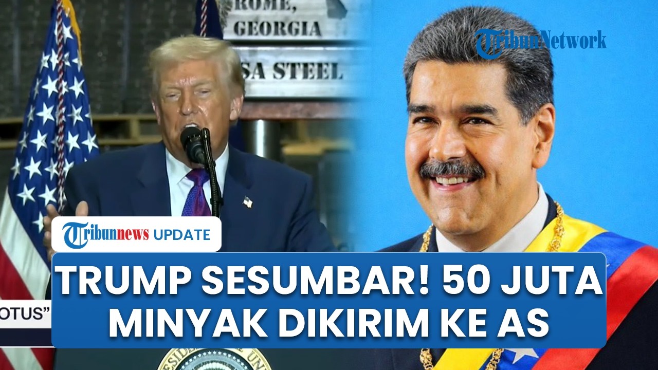 Trump Girang! 50 Juta Barel Minyak Venezuela Dikirim ke AS: Presiden Rodriguez Bekerja Sangat Baik