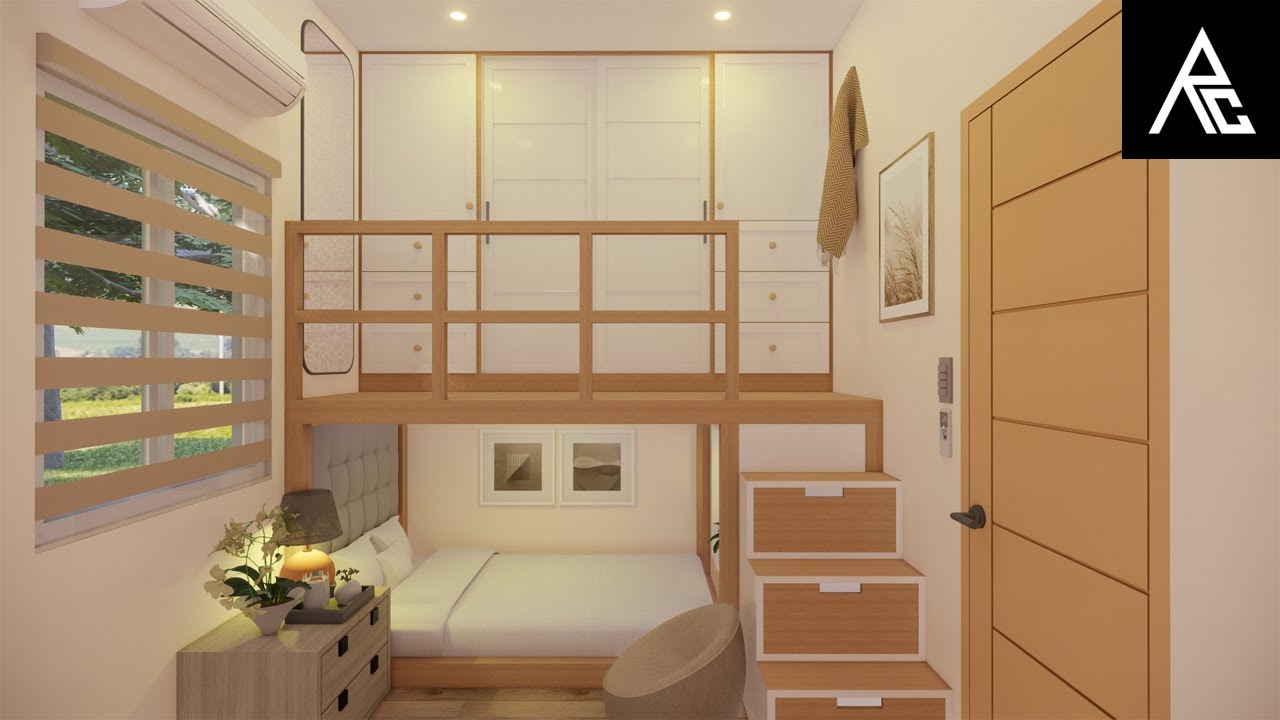 Unbelievable Loft Bed Idea for Small Rooms (2.5x3.0 Meters)