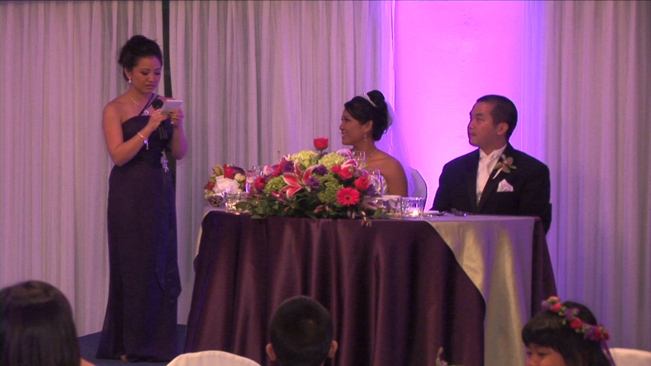 Little Sister's Wedding Speech, Maid of Honor