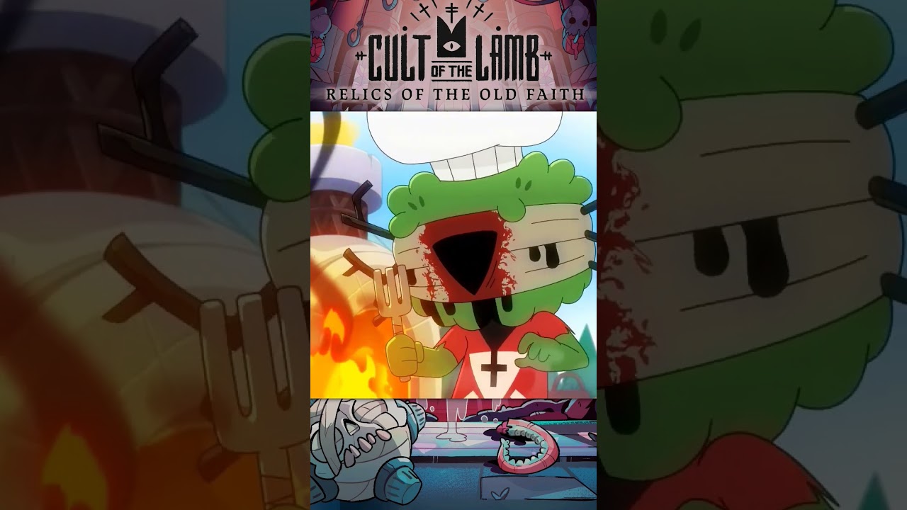Who let him cook?! #cultofthelamb #animation #devolver