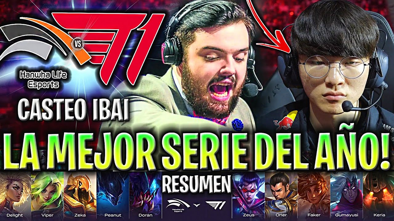 FAKER Y T1 EN LA SERIE MÁS ÉPICA DEL AÑO!😱 - T1 vs HLE RESUMEN COMPLETO SEMIFINAL LCK SPRING 2024
