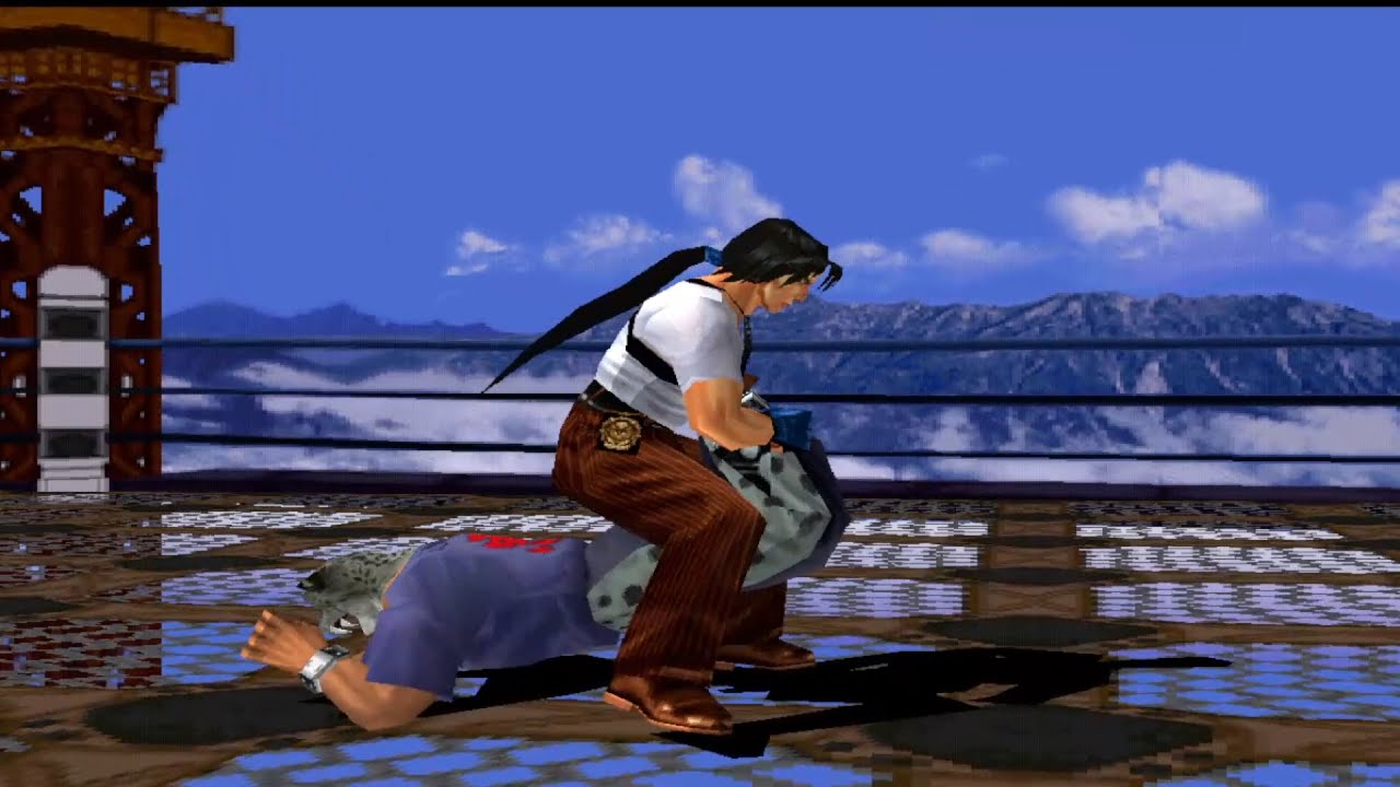 Lei with King Grapple 🐯 Tekken 3