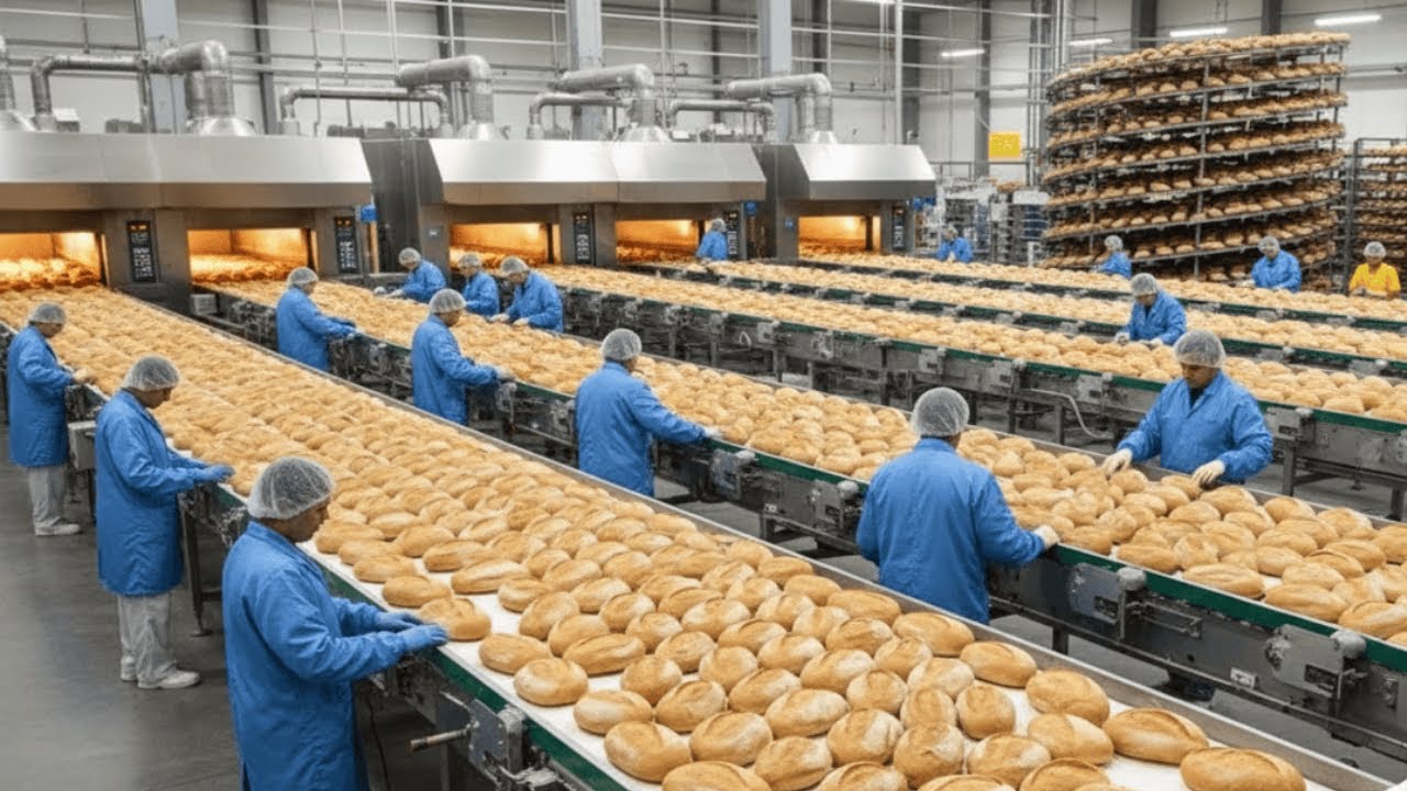 Inside The Modern Artisan Bread Factory: How to make bread | Full Process