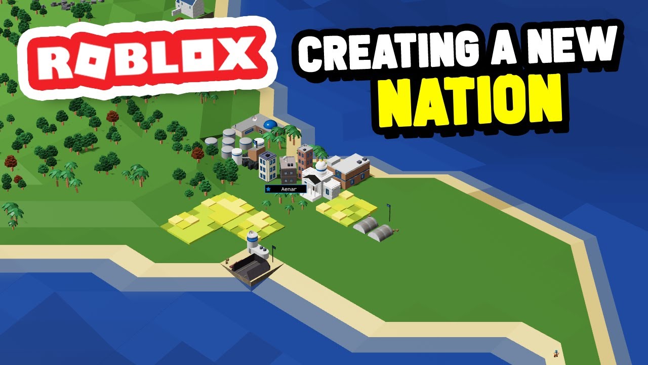 Creating My Own NATION in Roblox Strategema