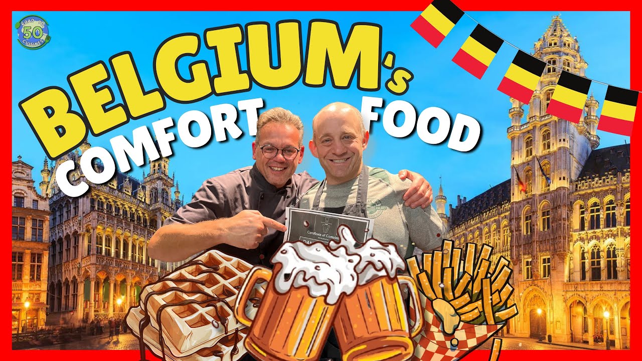 Fries, Waffles & Comfort Classics | Belgium Food #belgium #waffles #fries #travel
