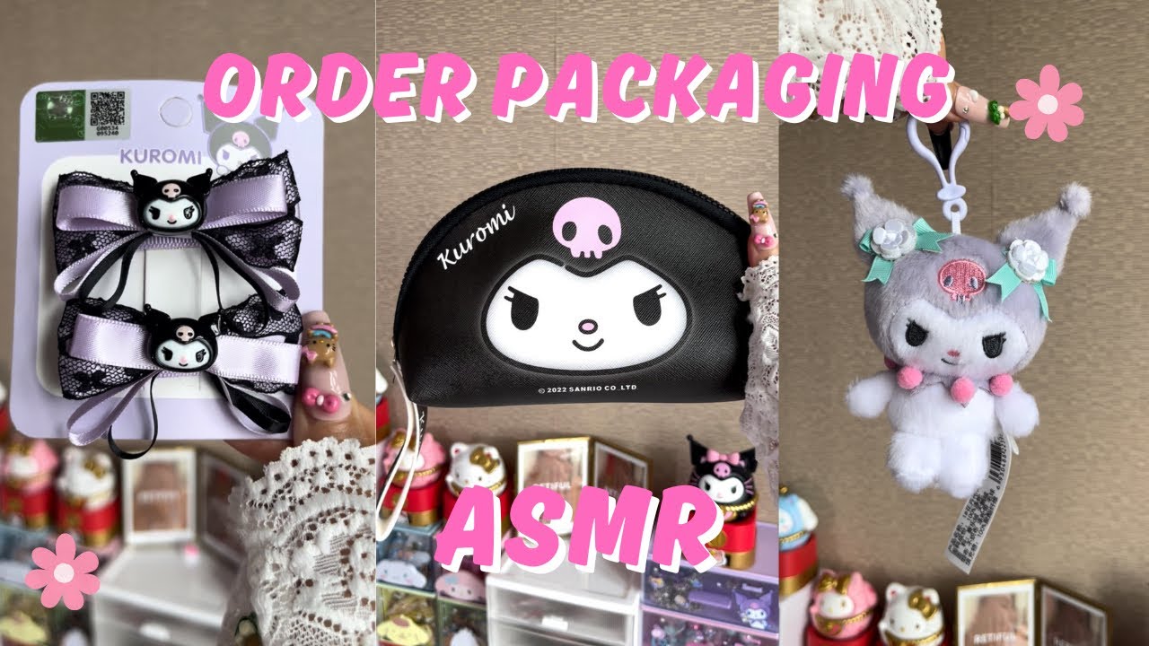 💜SMALL BUSINESS ASMR PACKAGING KUROMI ORDER💜
