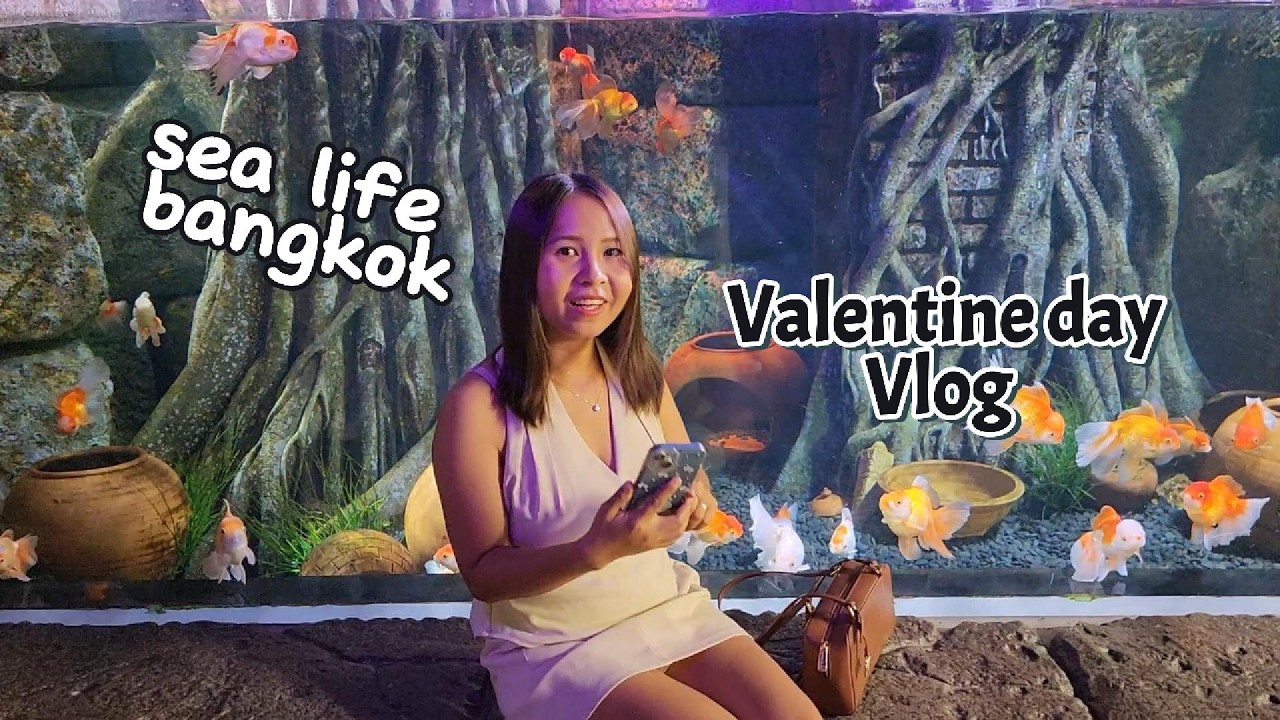 ဒီနှစ် Valentine's Day မှာ ငါးလေးတွေနဲ့အတူ Sea Life Bangkok ရေအောက်ကမ္ဘာမှာ ဒိတ်လုပ်ခဲ့ကြပါတယ် 🤭🤭