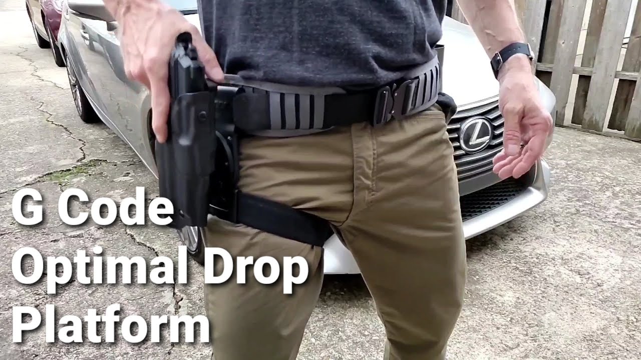 G Code Optimal Drop Platform w/Safariland ALS 6390