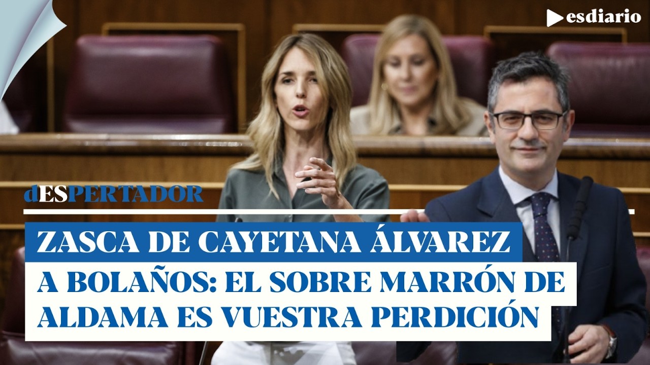 Brutal zasca de Cayetana Álvarez de Toledo a Bolaños: el sobre marrón de Aldama es vuestra perdición